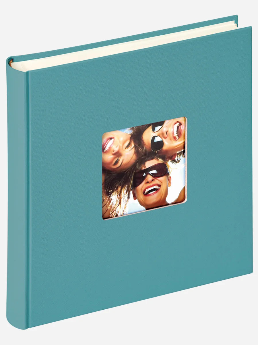 Designalbum "Fun" petrol groen 30x30 cm