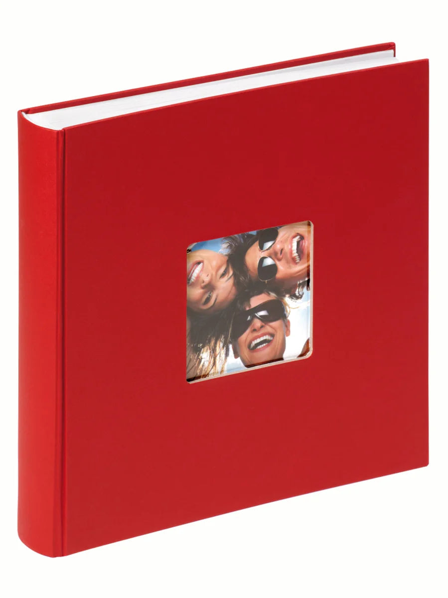 Designalbum "Fun" rood 30x30 cm