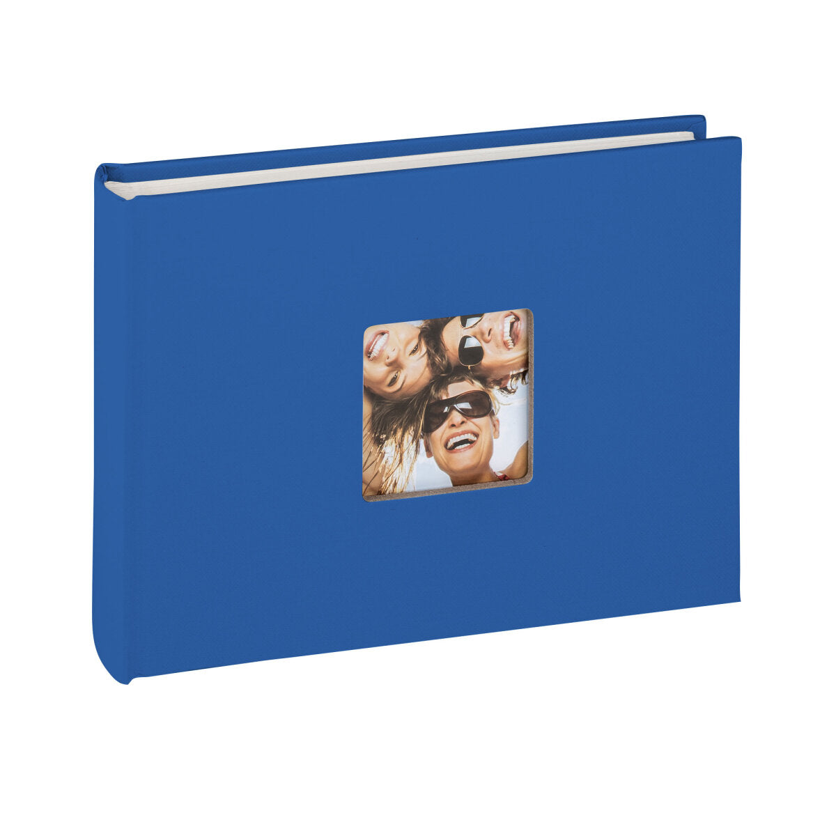 Designalbum "Fun" koningsblauw 22x16 cm