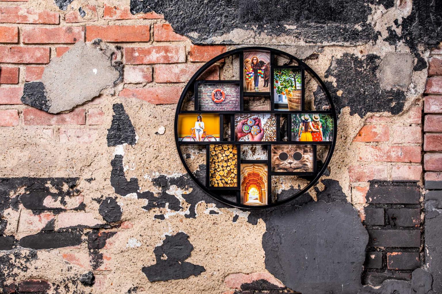 Fotolijst - Henzo - Discus Gallery - Collagelijst voor 9 foto's - Fotomaat 10x15 cm - Zwart