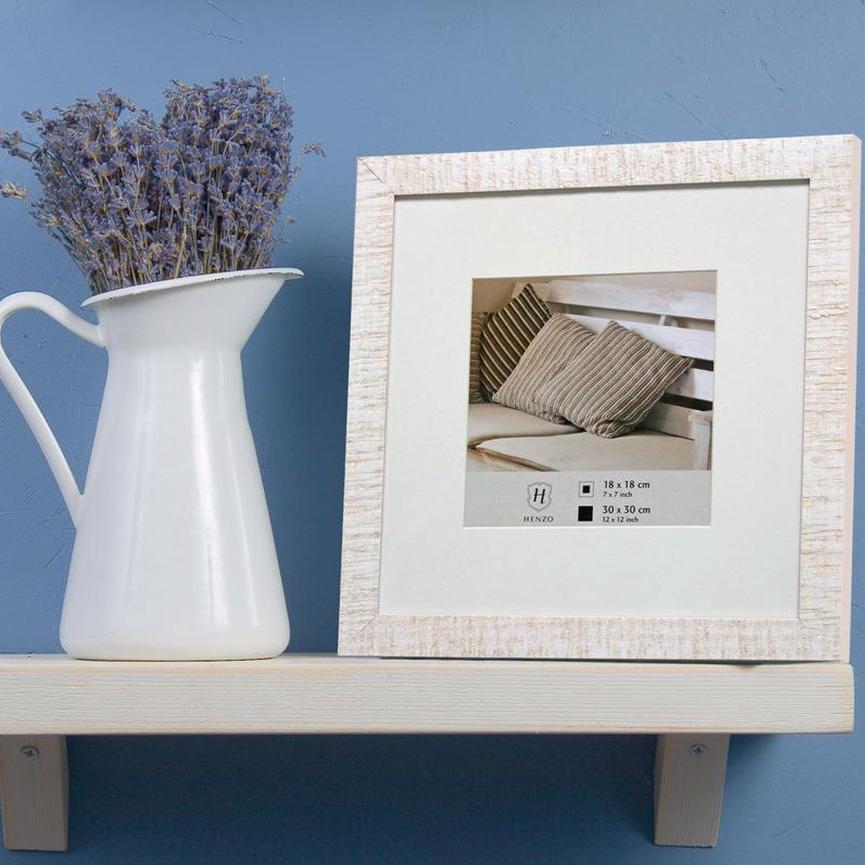 Fotolijst - Henzo - Driftwood - Fotomaat 30x30 cm - Wit