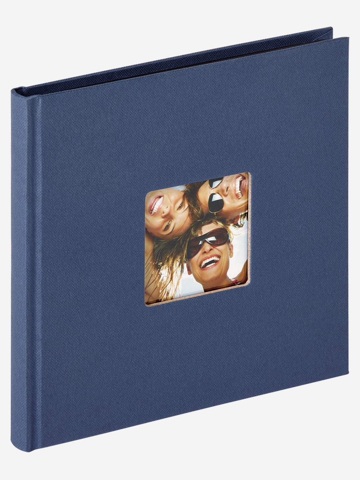 Designalbum "Fun" blauw 18x18 cm