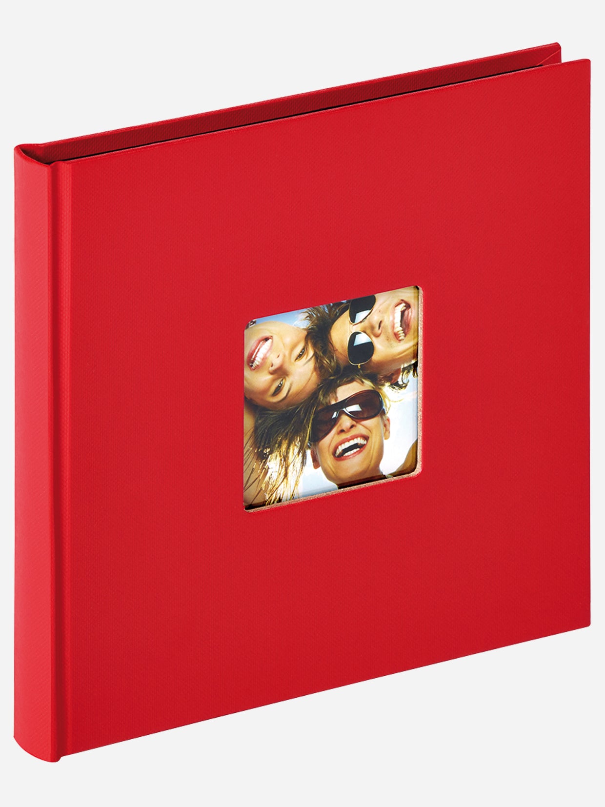 Designalbum "Fun" rood 18x18 cm