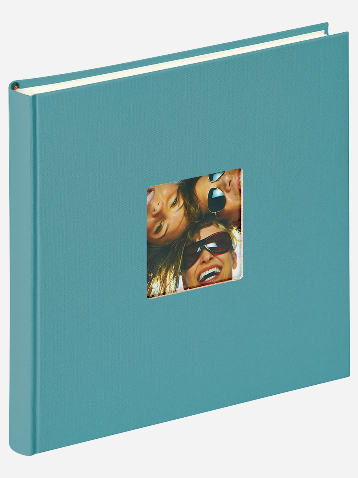 Designalbum "Fun" 26x25 cm petrol groen