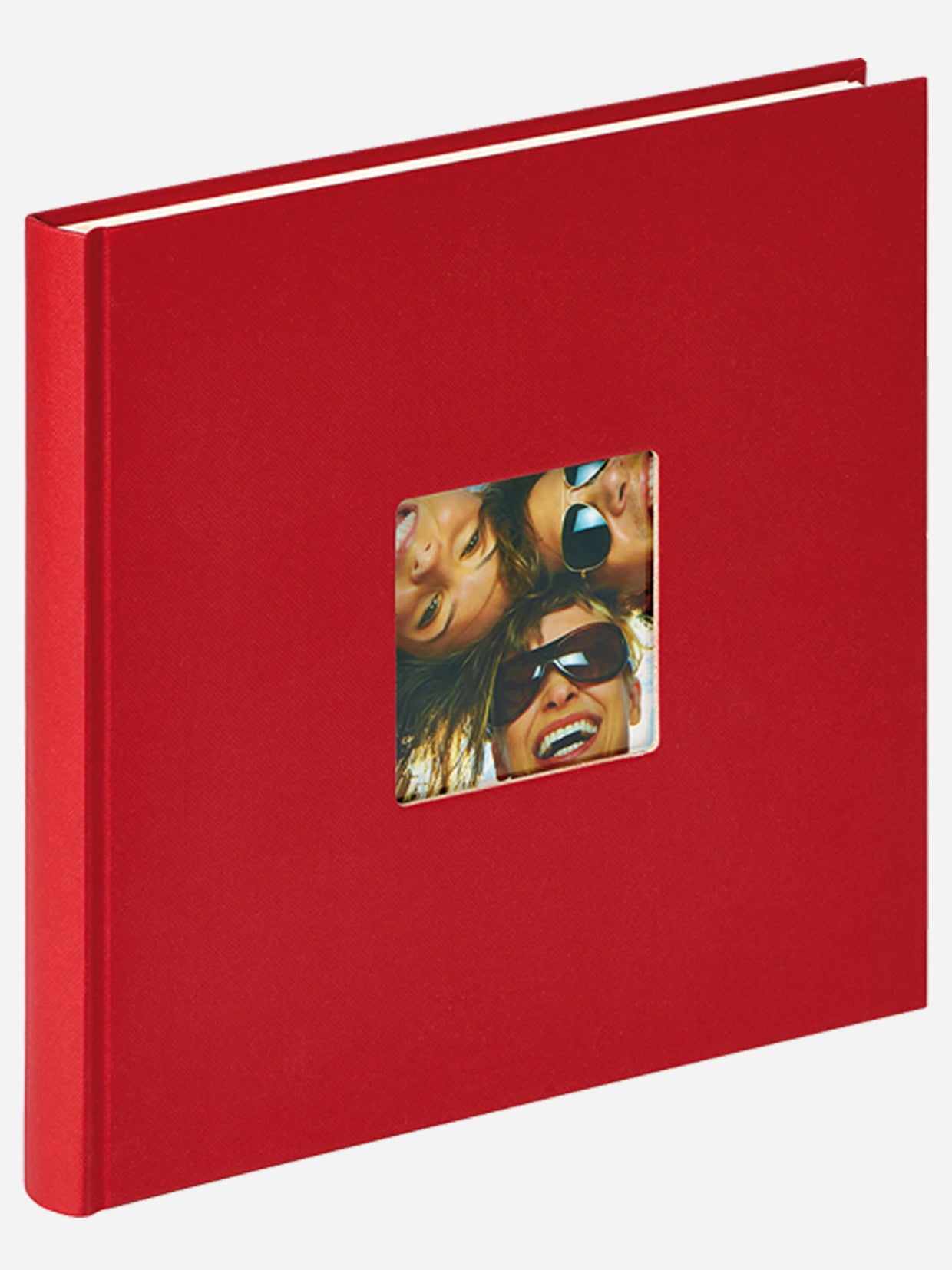 Designalbum "Fun" 26x25 cm rood