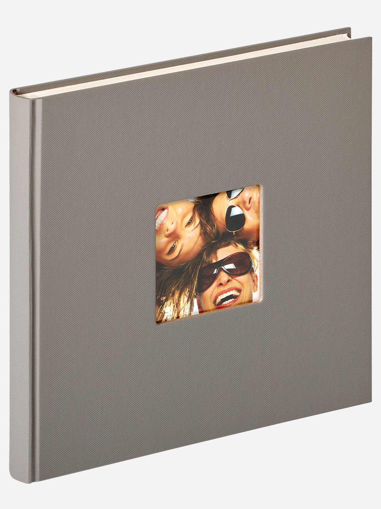 Designalbum "Fun" 26x25 cm grijs
