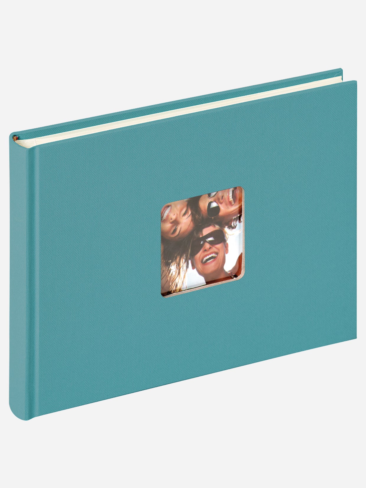 Designalbum "Fun" petrol groen 22x16 cm
