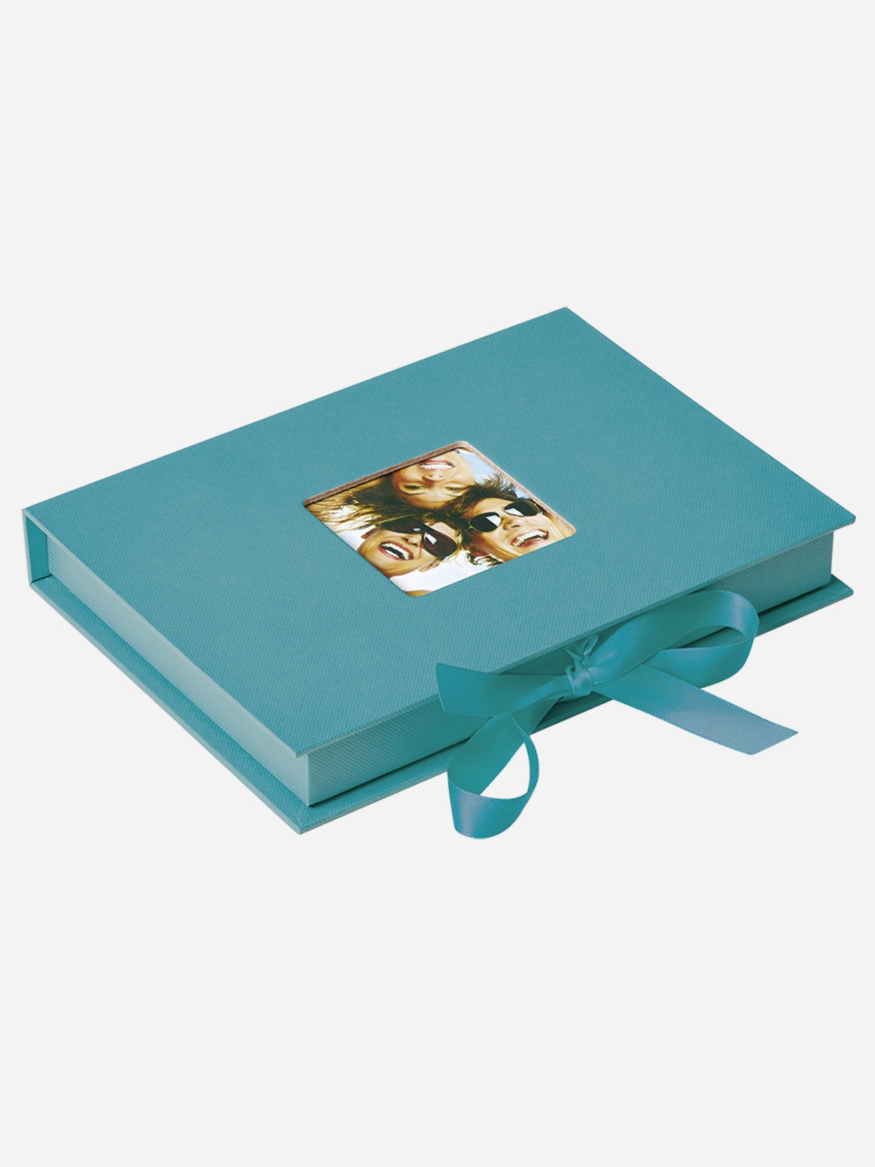 Fotobox "Fun" petrol groen 13x18 cm