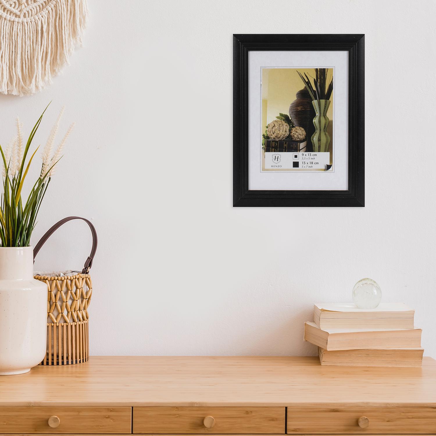 Fotolijst - Henzo - Artos - Fotomaat 13x18 cm - Zwart