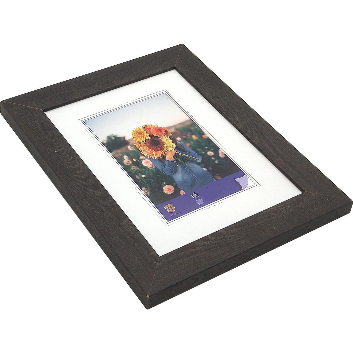 Fotolijst - Henzo - Dahlia - Fotomaat 10x15 cm - Donkerbruin