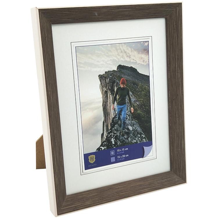 Fotolijst - Henzo - Edge - Fotomaat 15x20 cm - Donkerbruin