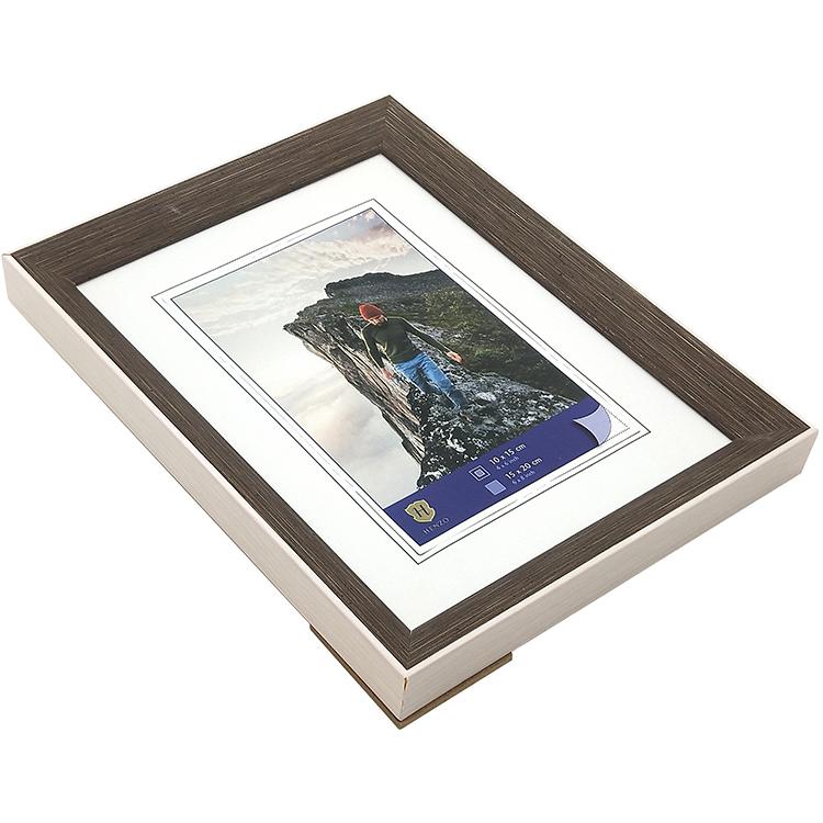 Fotolijst - Henzo - Edge - Fotomaat 15x20 cm - Donkerbruin