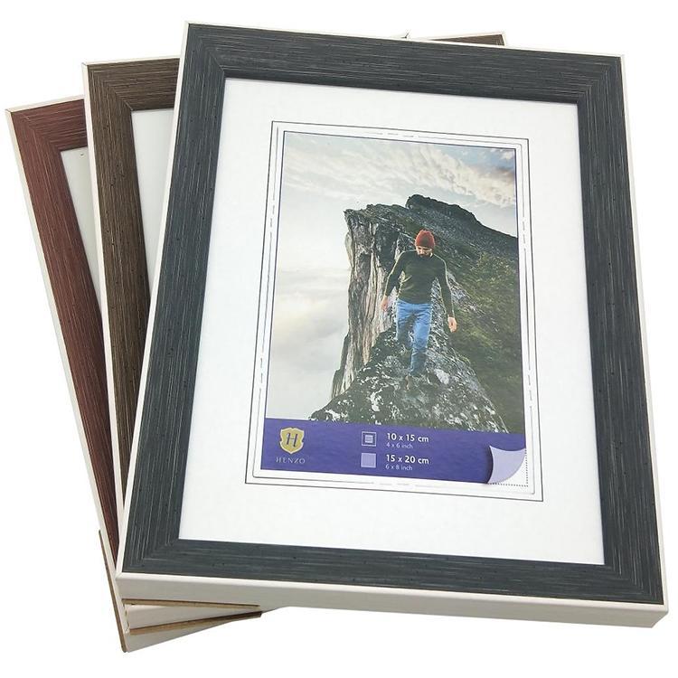 Fotolijst - Henzo - Edge - Fotomaat 15x20 cm - Roodbruin
