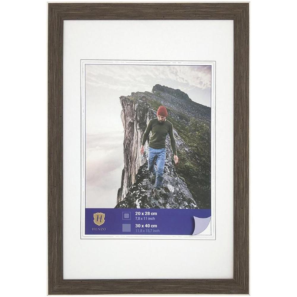 Fotolijst - Henzo - Edge - Fotomaat 30x40 cm - Donkerbruin