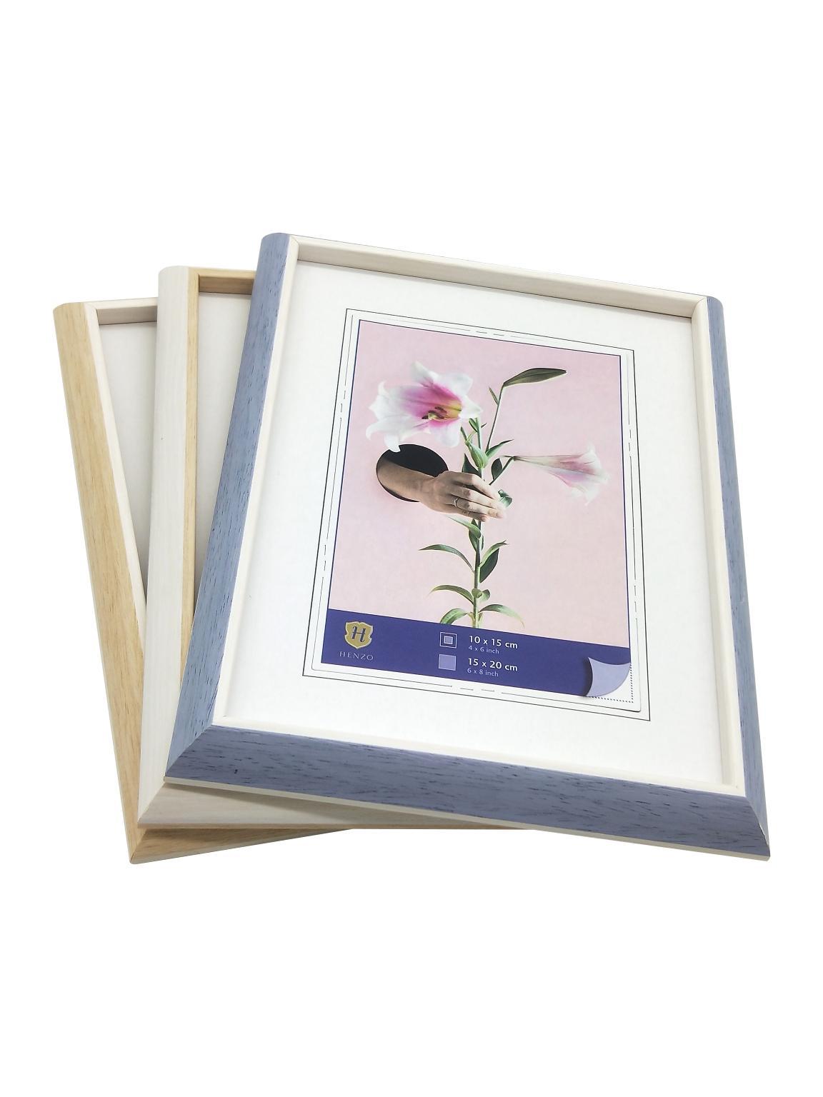 Fotolijst - Henzo - Lily - Fotomaat 10x15 cm - Blauw