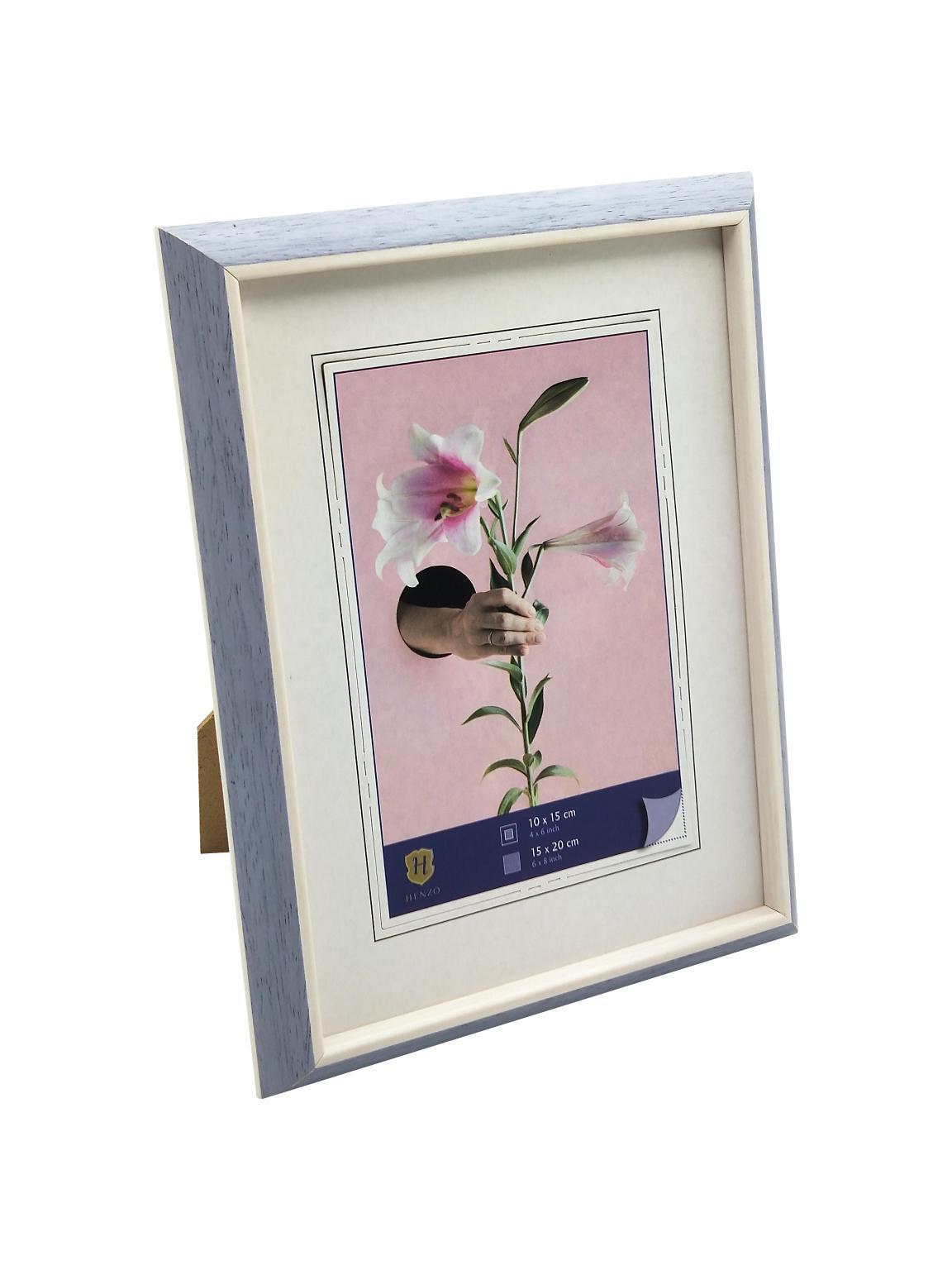 Fotolijst - Henzo - Lily - Fotomaat 10x15 cm - Blauw