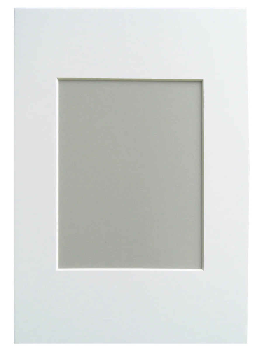 Passe-partout 29,7x42 met uitsnede 20x30 polar wit