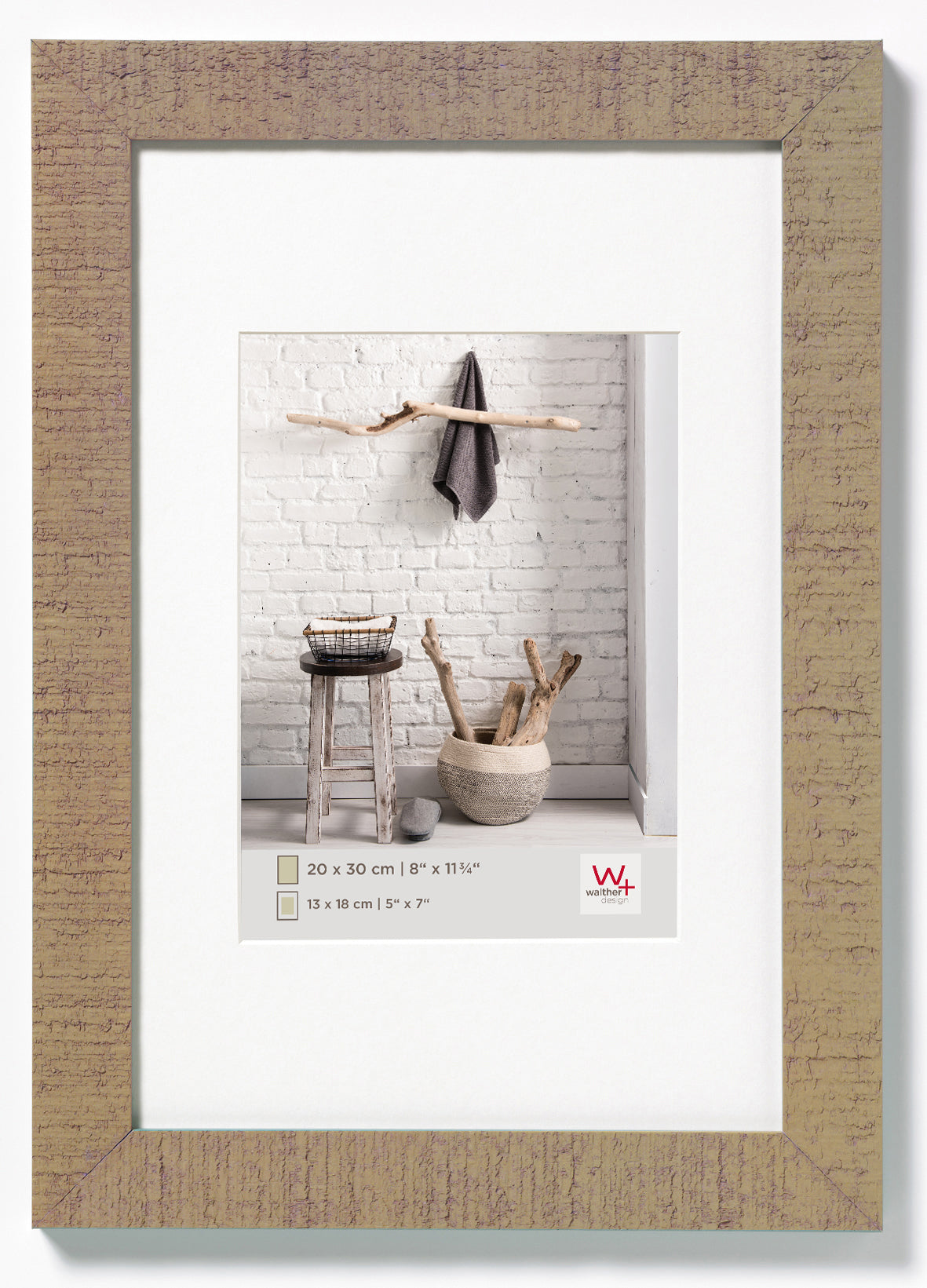 Home hout 20x30 beigebruin
