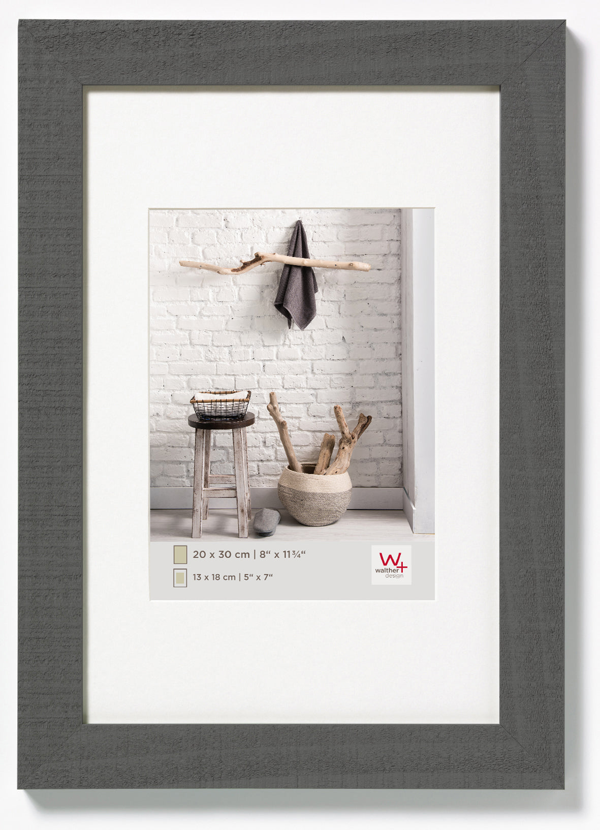 Home hout 20x30 grijs