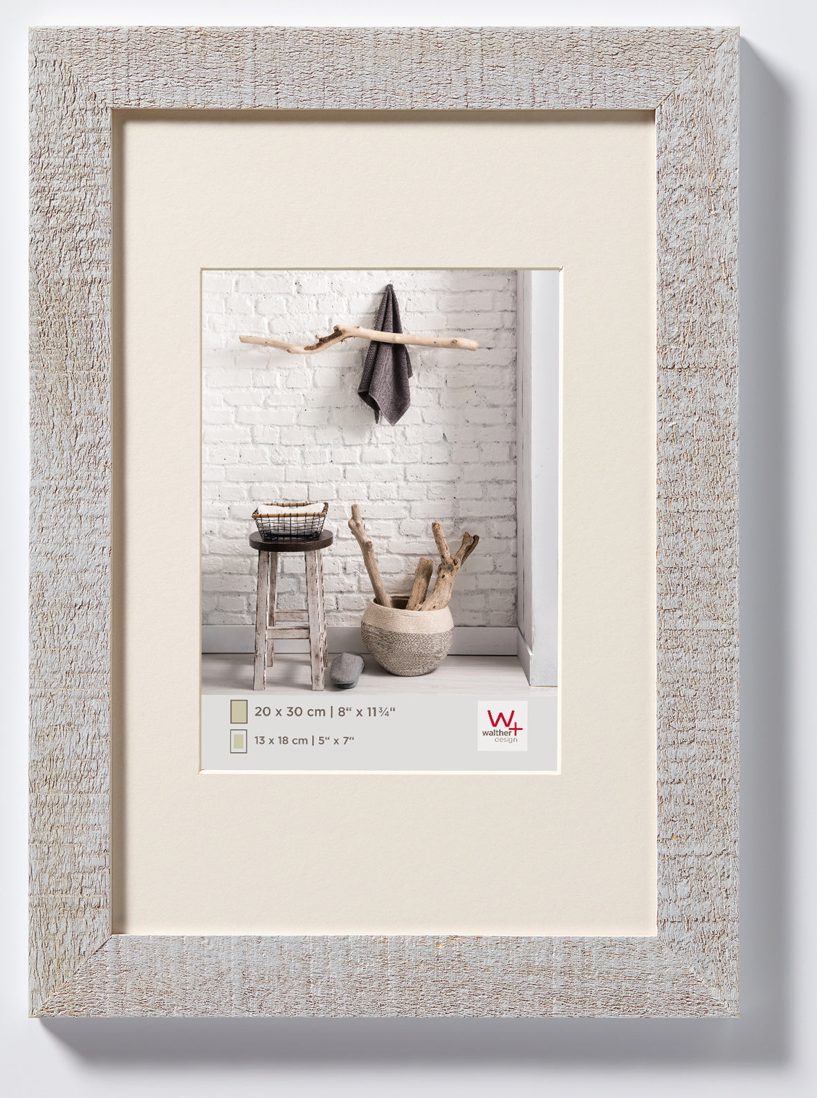 Home hout 13x18 lichtgrijs