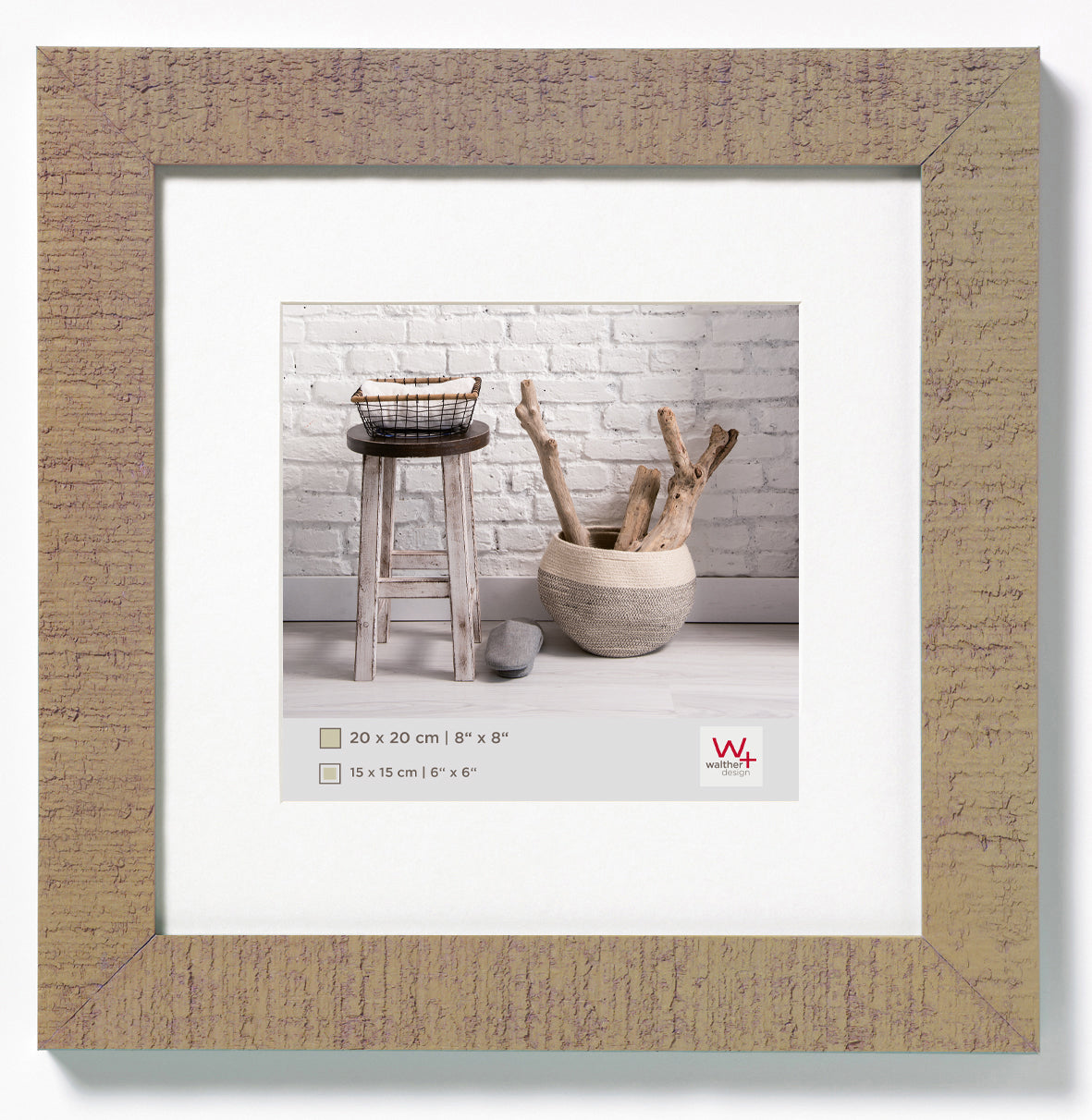 Home hout 20x20 beigebruin