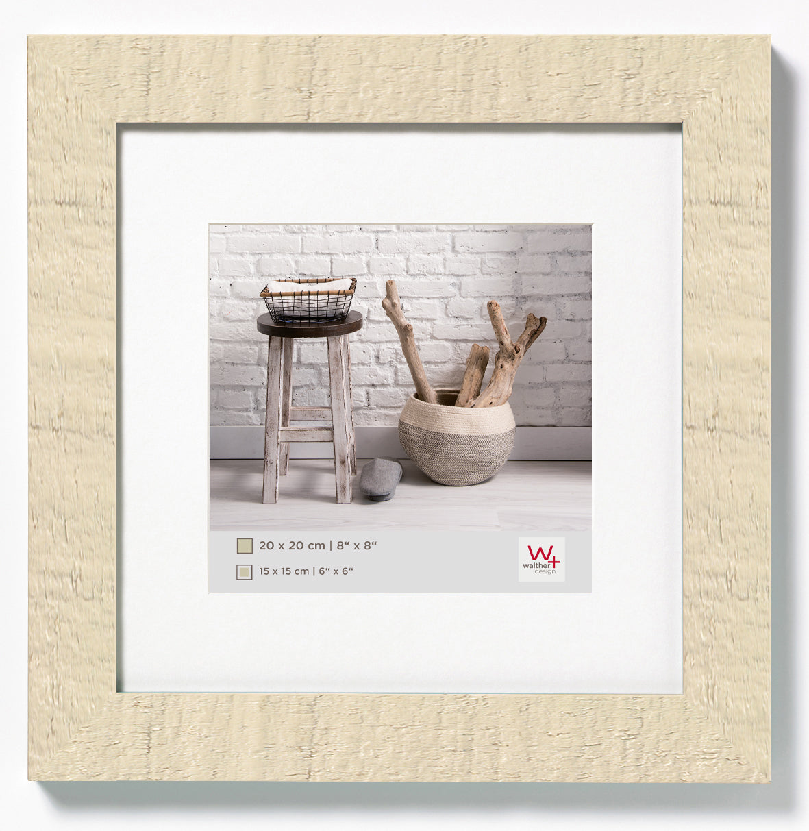 Home hout 20x20 creme wit