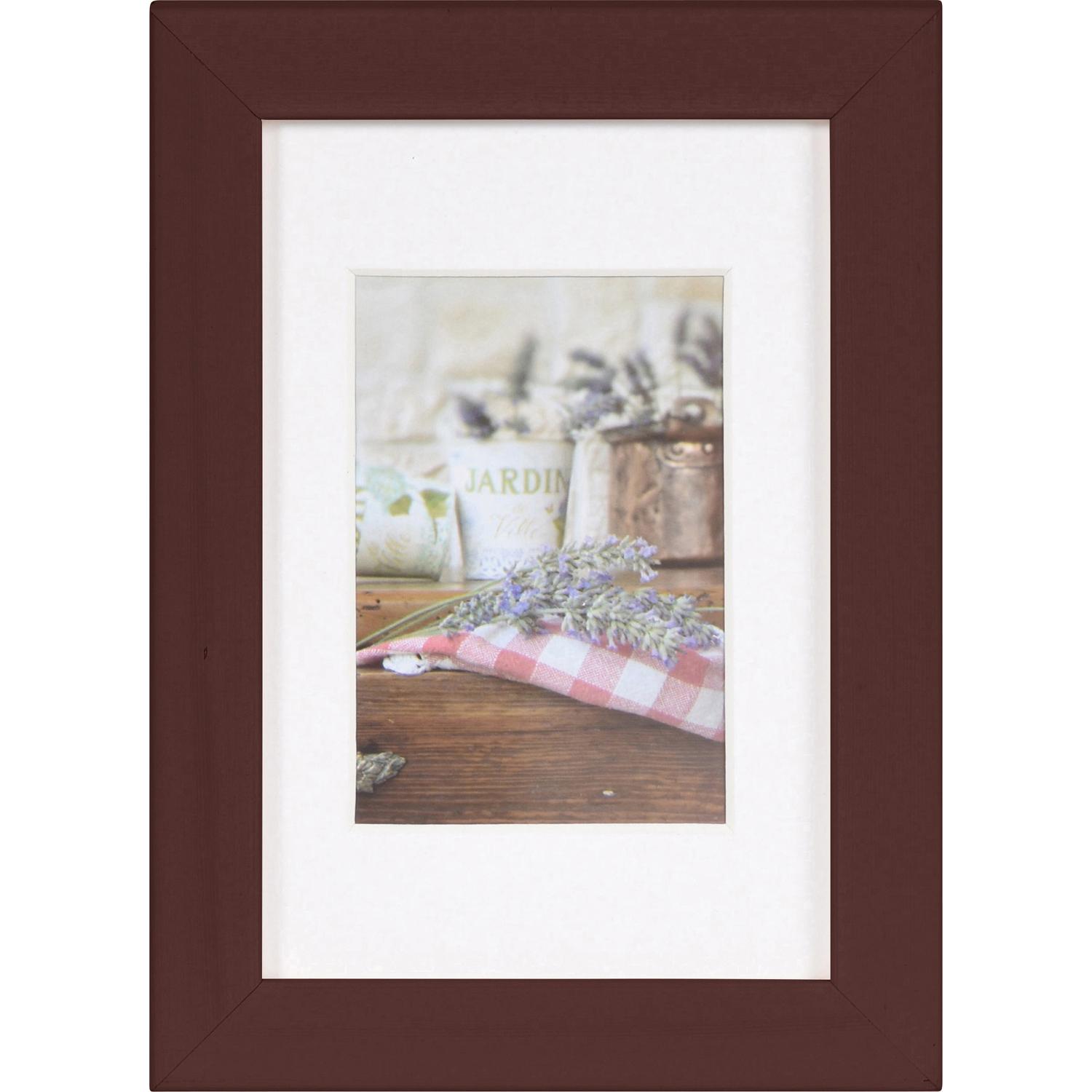 Fotolijst - Henzo - Jardin - Fotomaat 10x15 cm - Donkerbruin