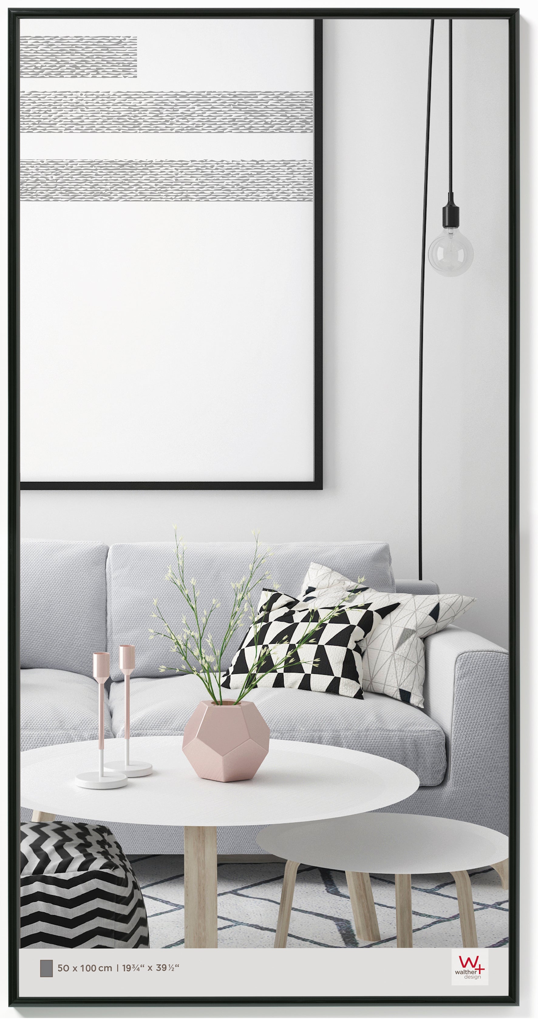 Galeria fotolijst 50x100 zwart