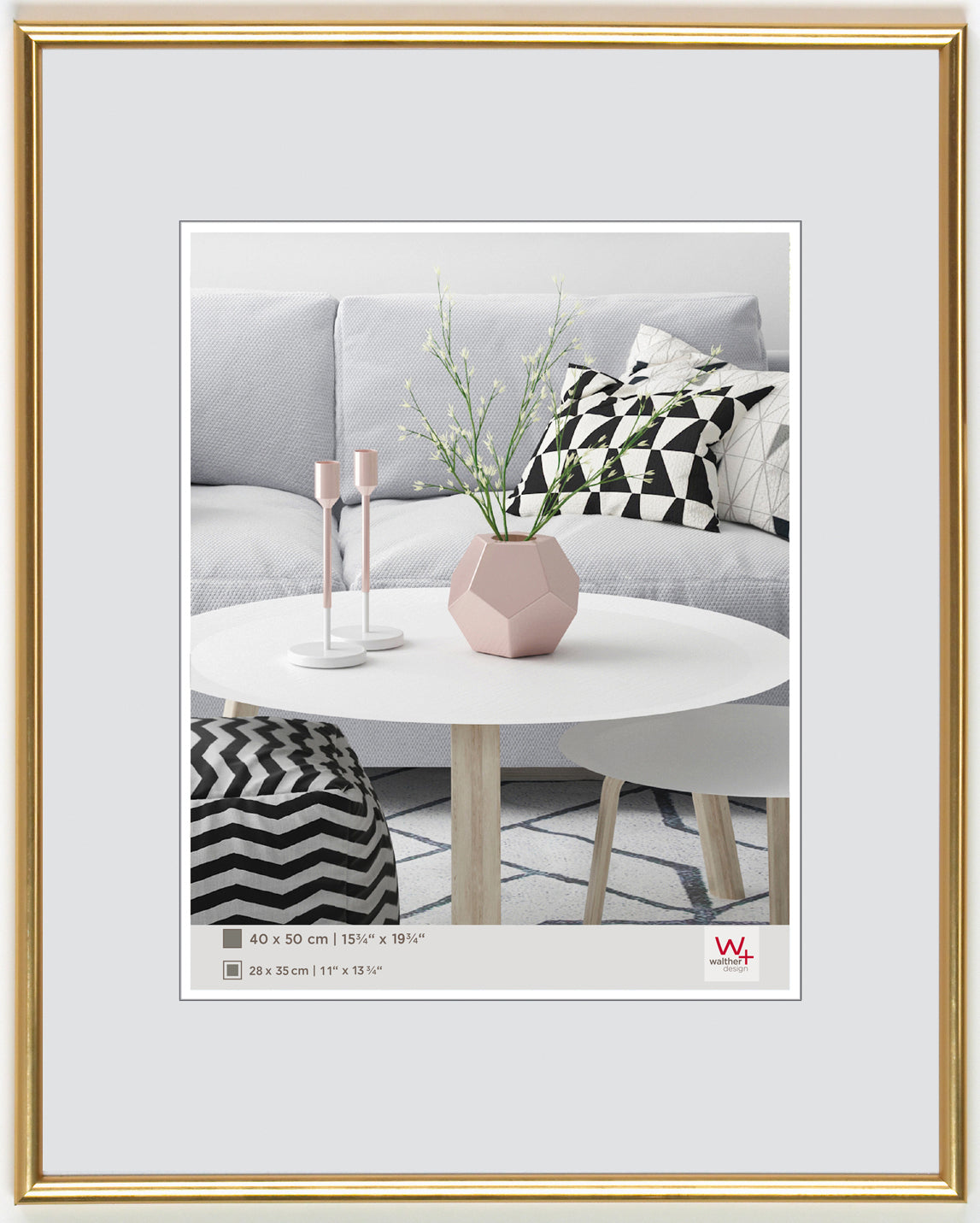 Galeria fotolijst 50x60 goud