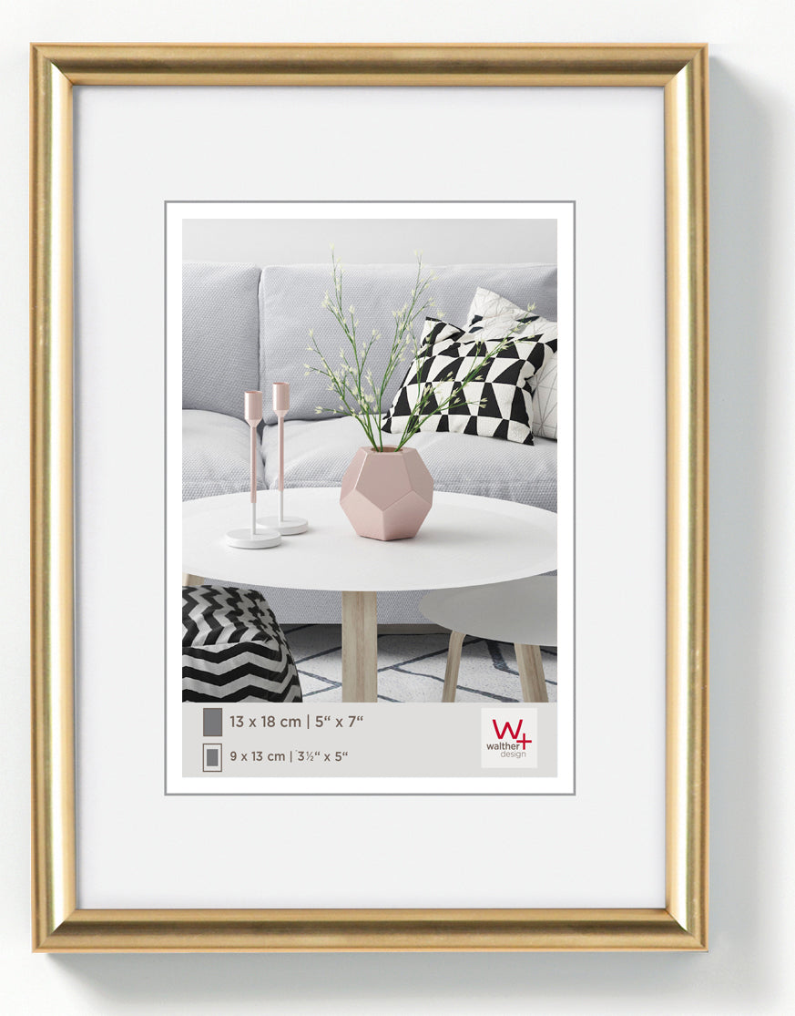 Galeria fotolijst 9x13 goud