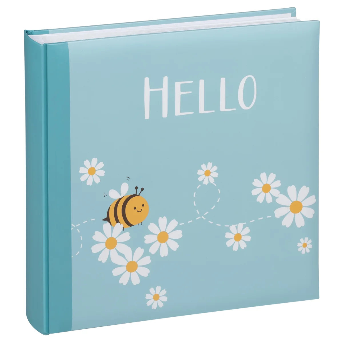 Kinderalbum Hello Bee blauw 26x25 cm