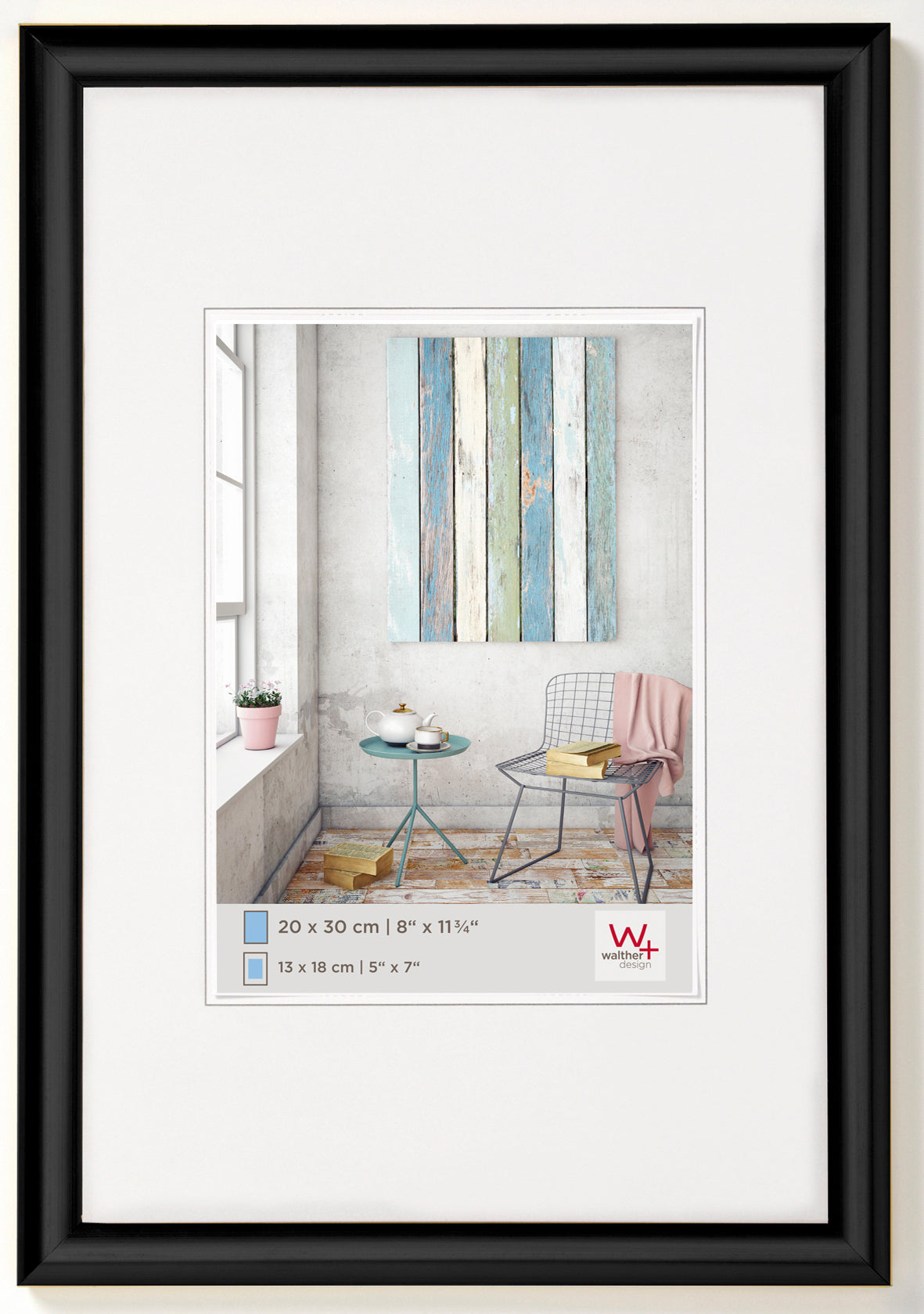 Trendstyle fotolijst 15x20 zwart