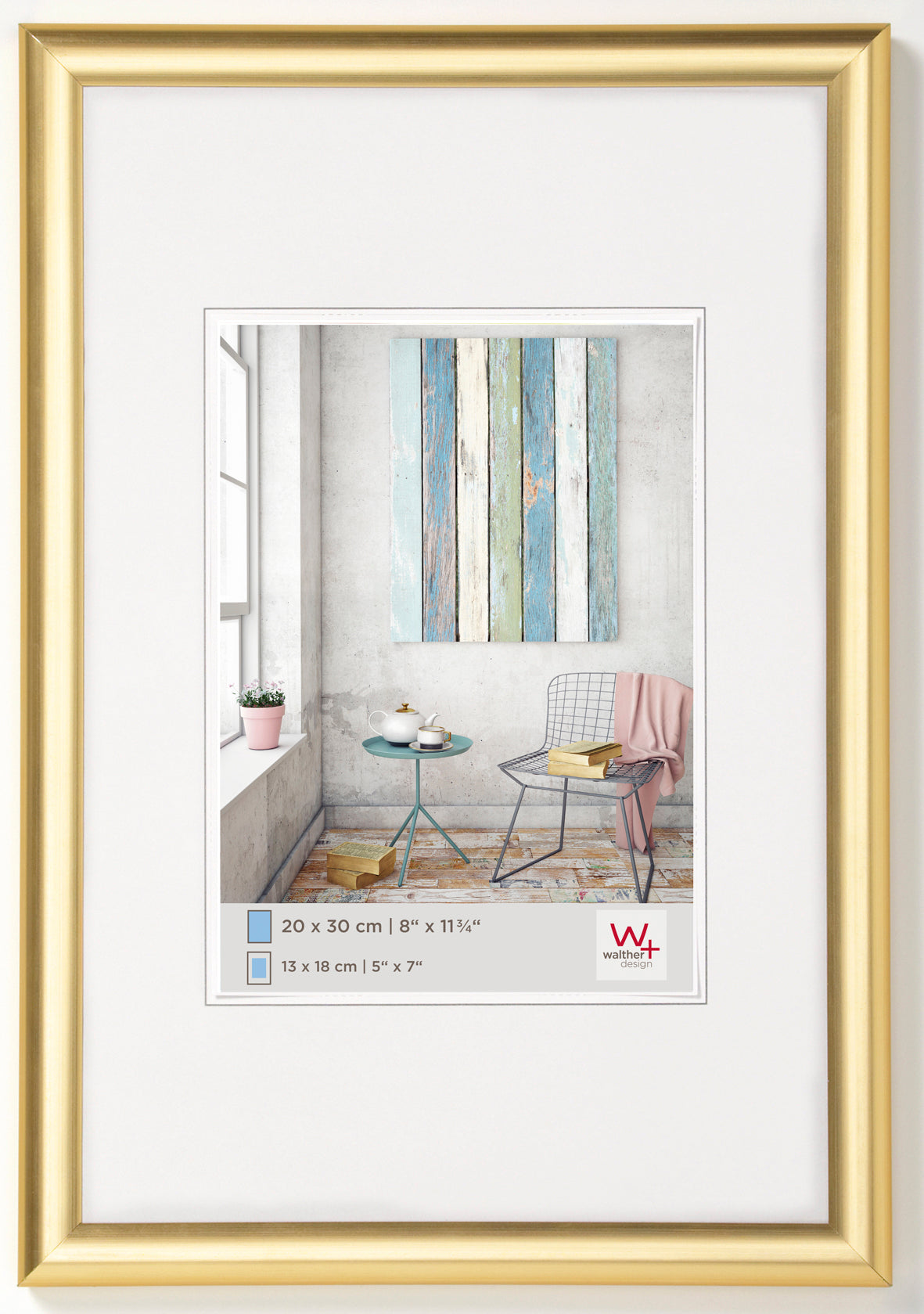 Trendstyle fotolijst 18x24 goud
