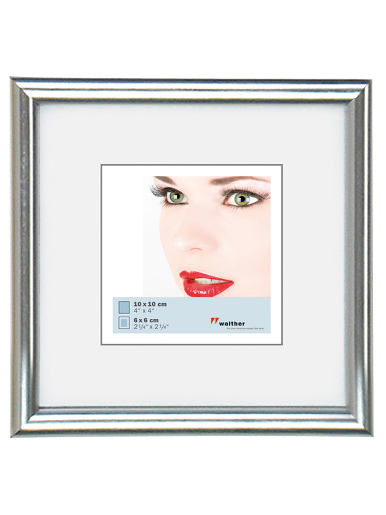 Galeria fotolijst 20x20 zilver