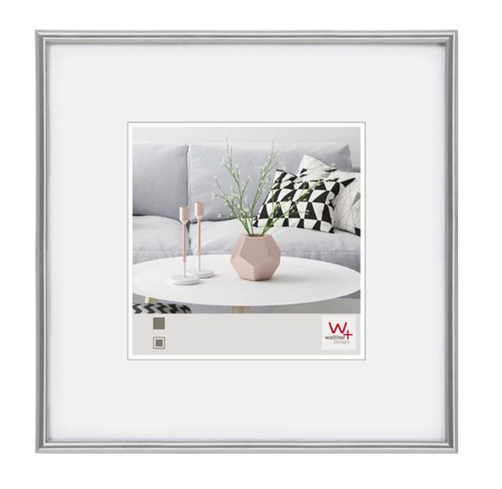 Galeria fotolijst 60x60 zilver