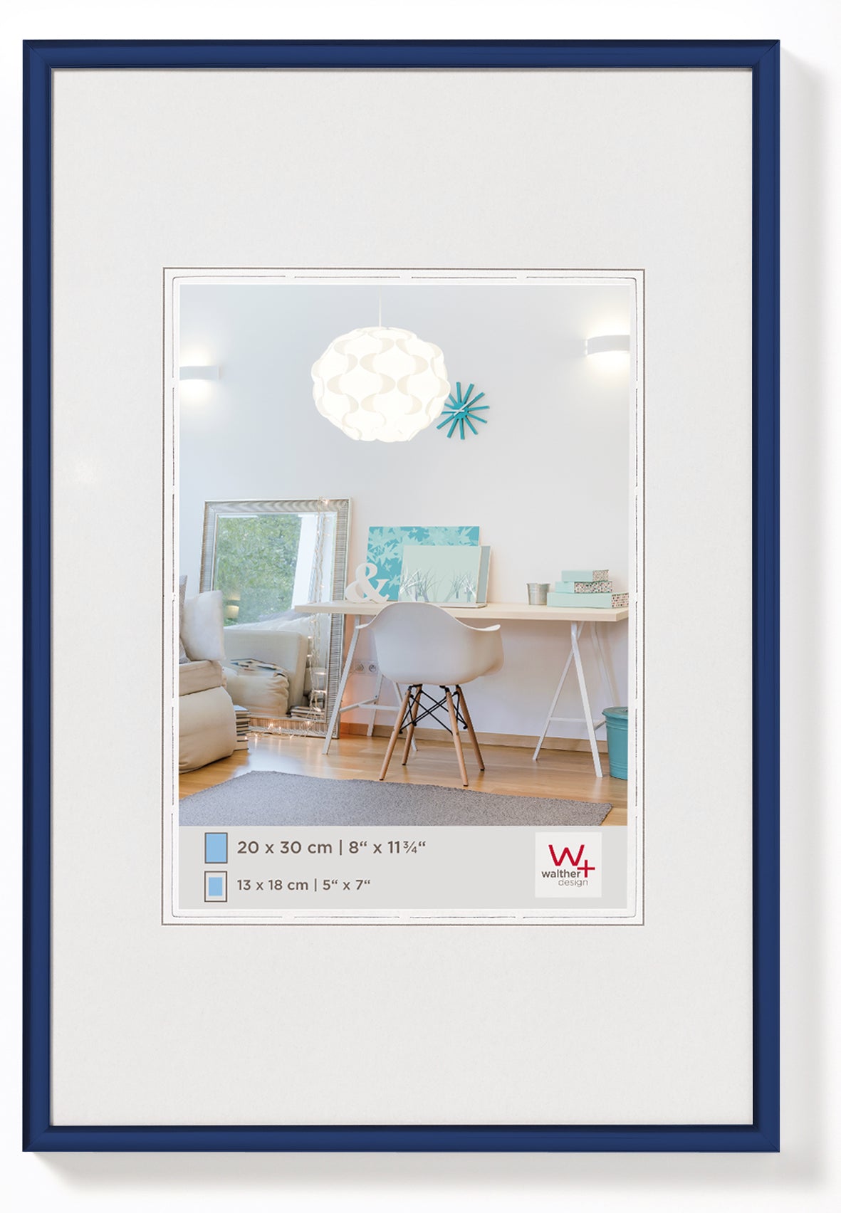 New Lifestyle Kunststof lijst 13x18 blauw