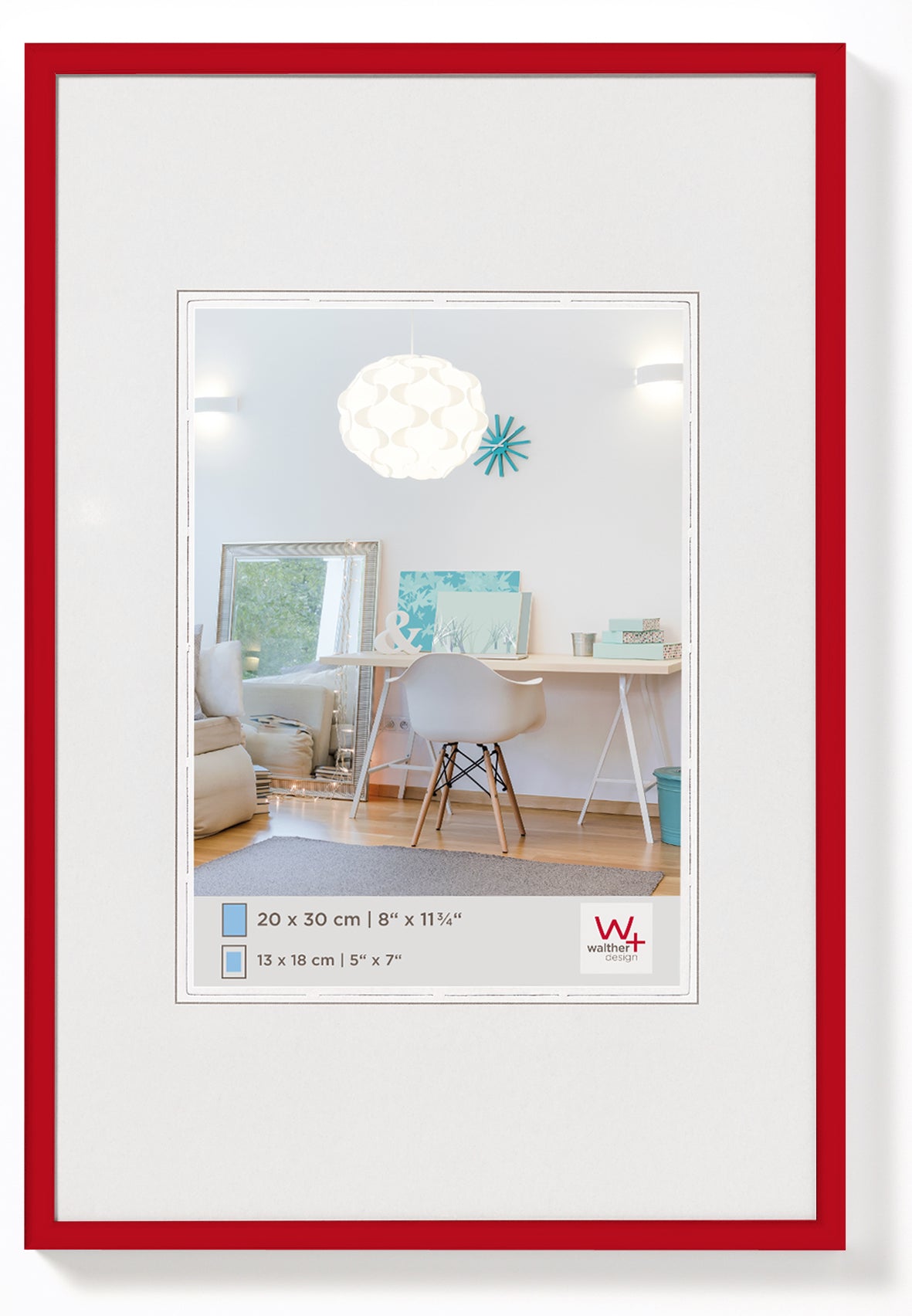 New Lifestyle Kunststof lijst 13x18 rood