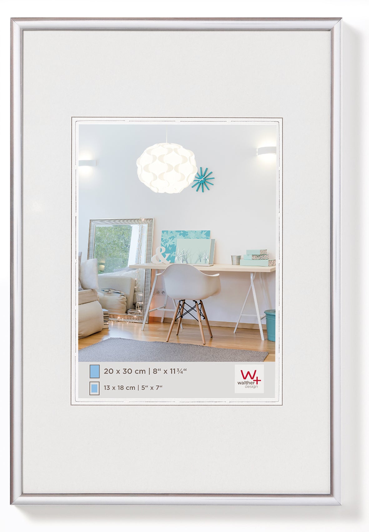 New Lifestyle Kunststof lijst 13x18 zilver