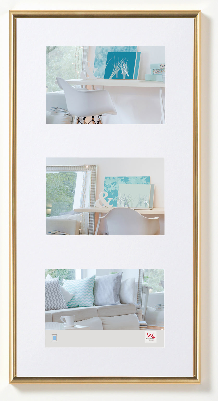 New Lifestyle Kunststof Galerie 3x10x15 goud