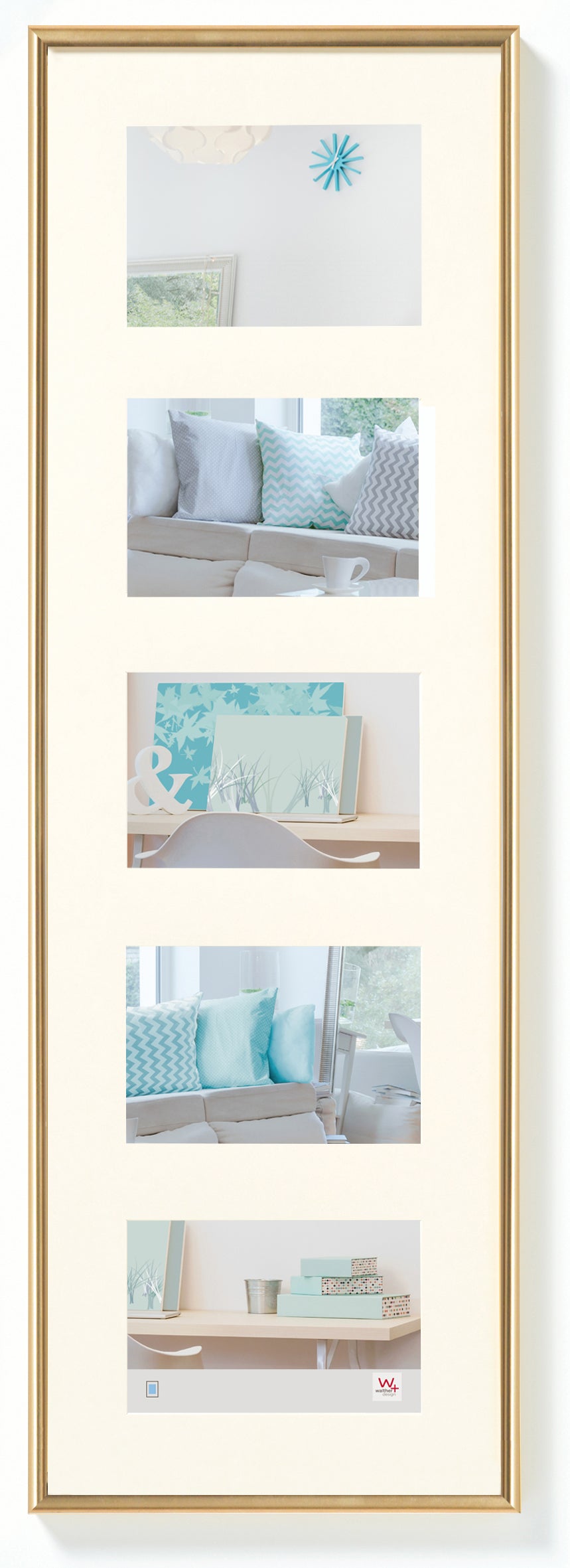 New Lifestyle Kunststof Galerie 5x10x15 goud