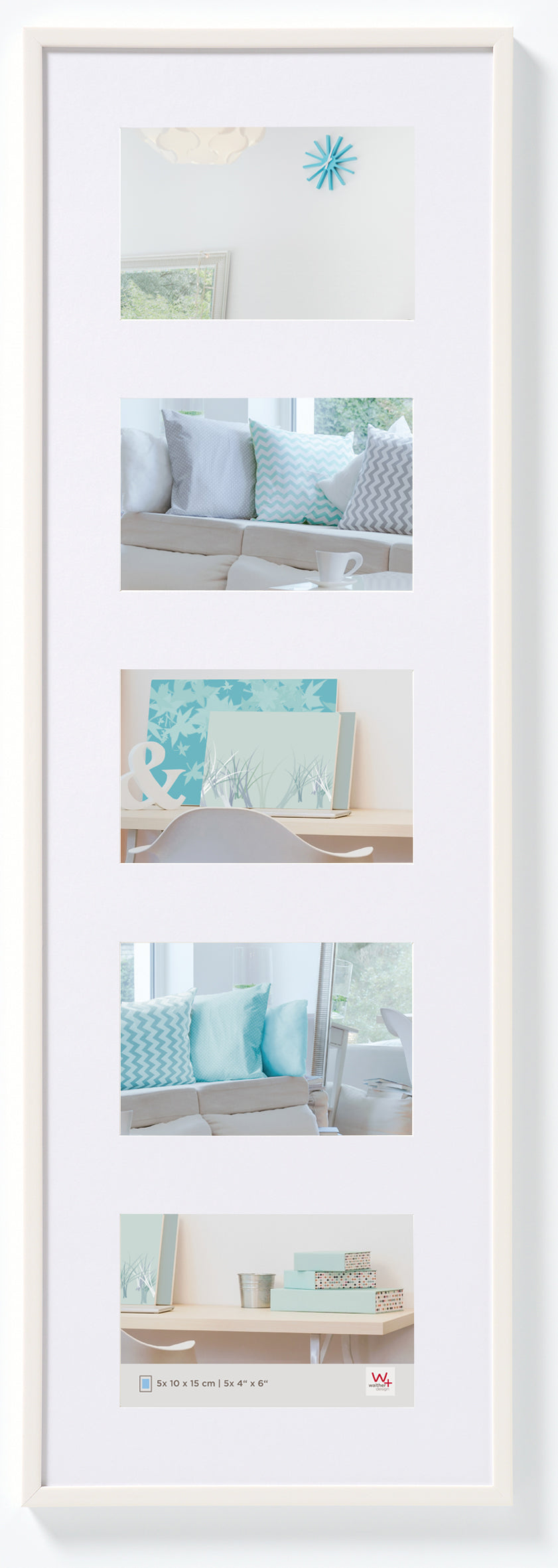 New Lifestyle Kunststof Galerie 5x10x15 wit