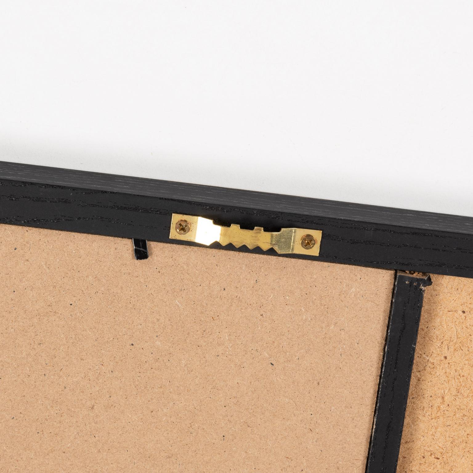 Letterbord - Henzo - Collagelijst voor 3 foto's plus tekst - Zwart