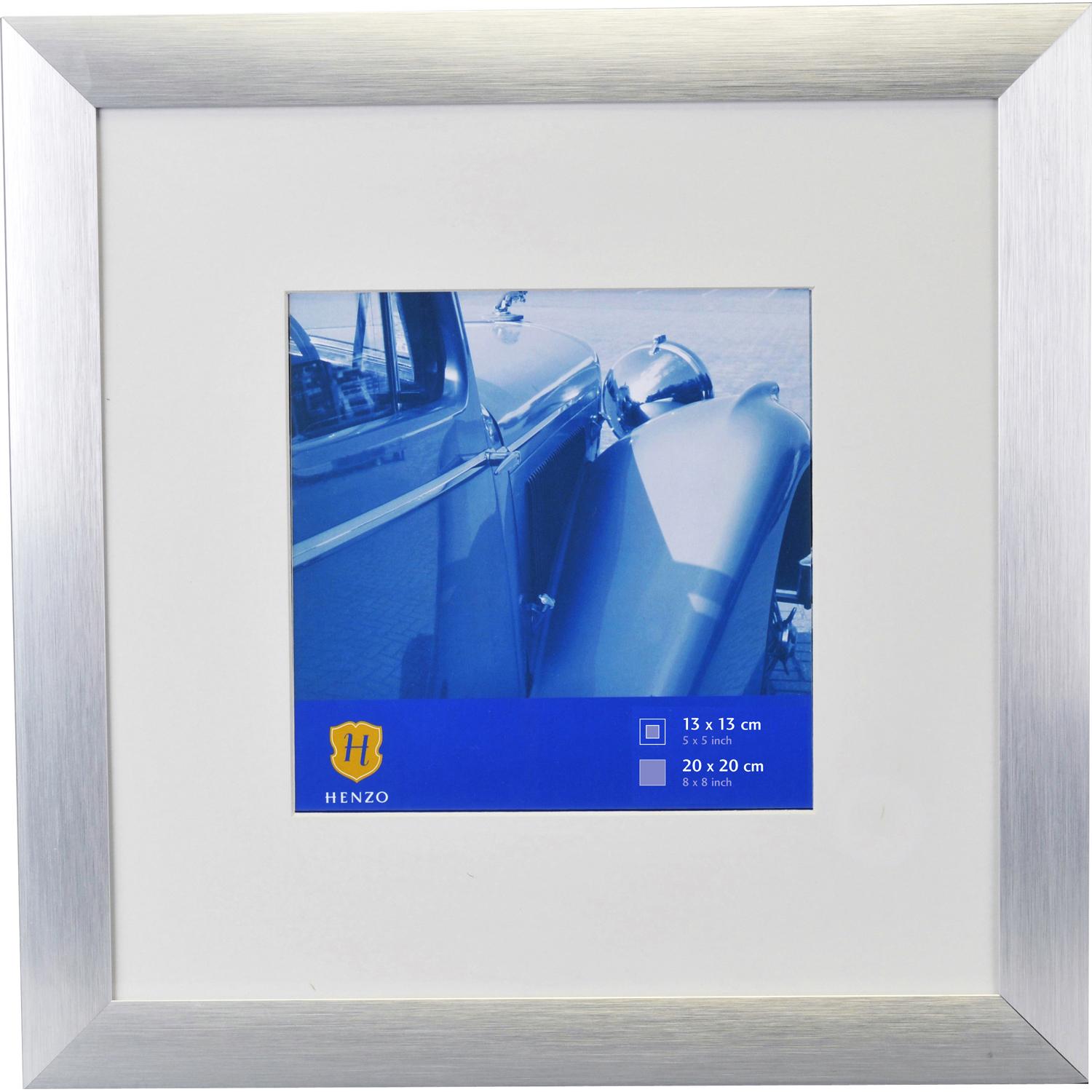 Fotolijst - Henzo - Luzern - Fotomaat 20x20 cm - Zilver