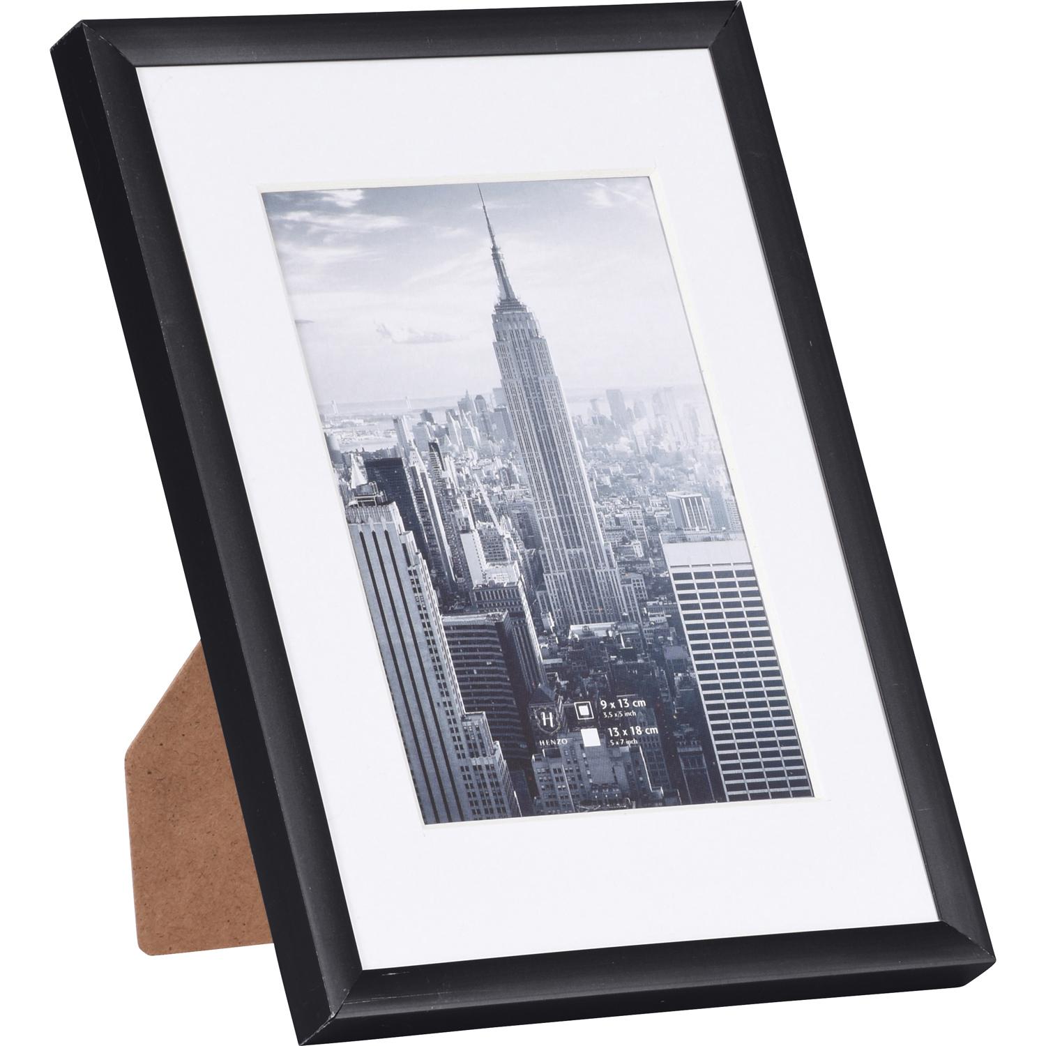 Fotolijst - Henzo - Manhattan - Fotomaat 13x18 cm - Zwart