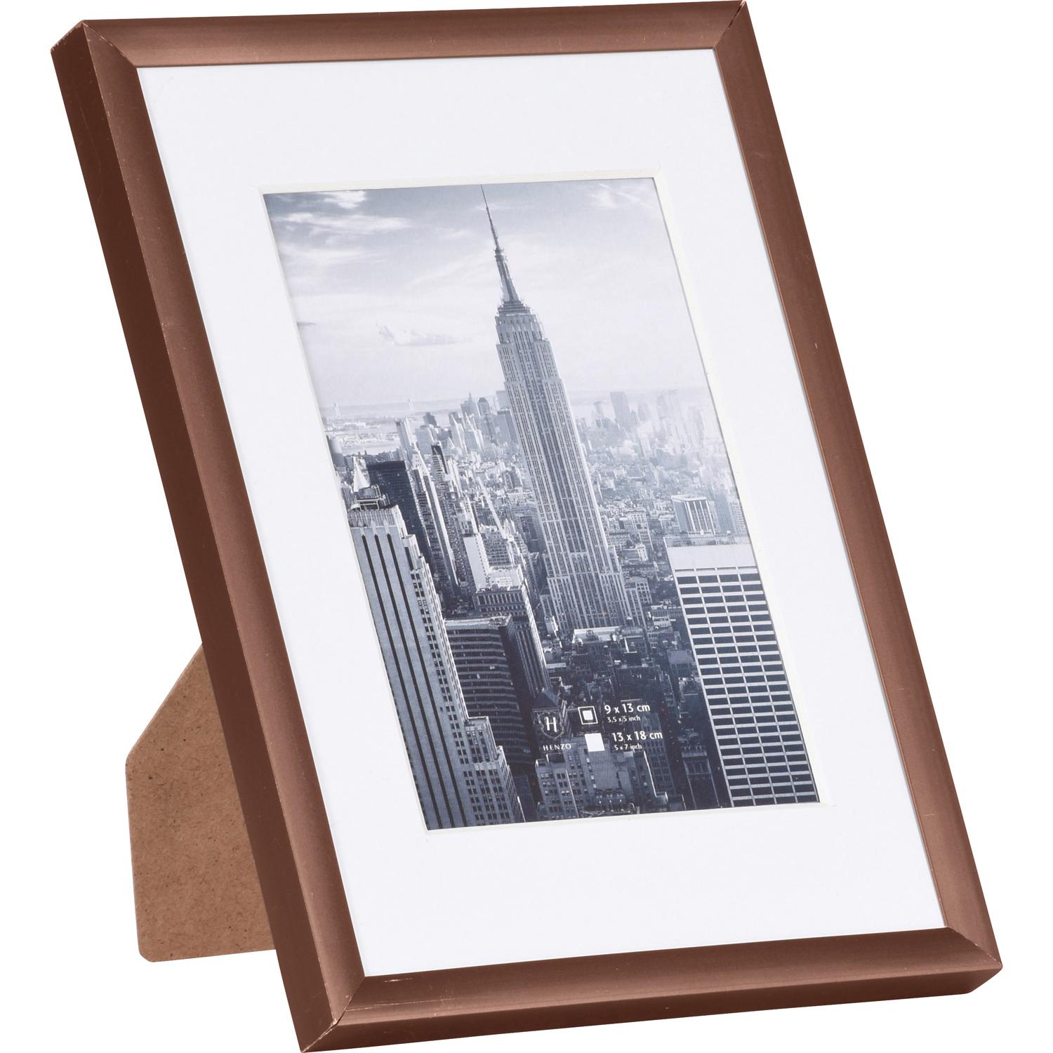 Fotolijst - Henzo - Manhattan - Fotomaat 13x18 cm - Brons