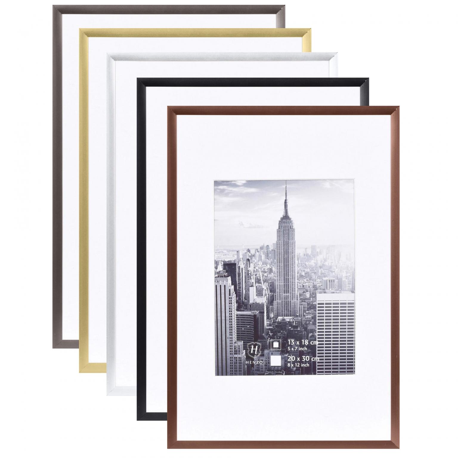 Fotolijst - Henzo - Manhattan - Fotomaat 20x30 cm - Zwart