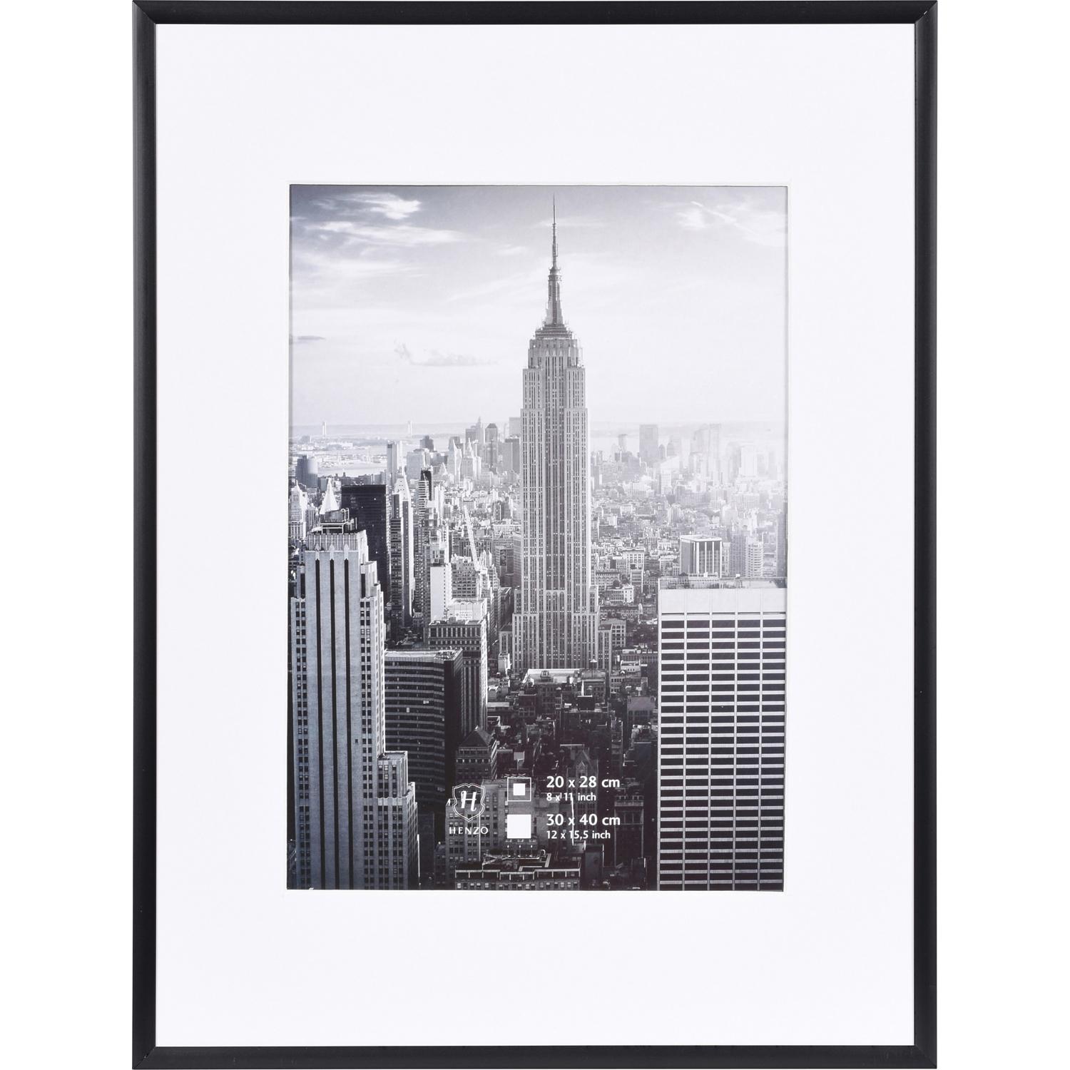 Fotolijst - Henzo - Manhattan - Fotomaat 30x40 cm - Zwart