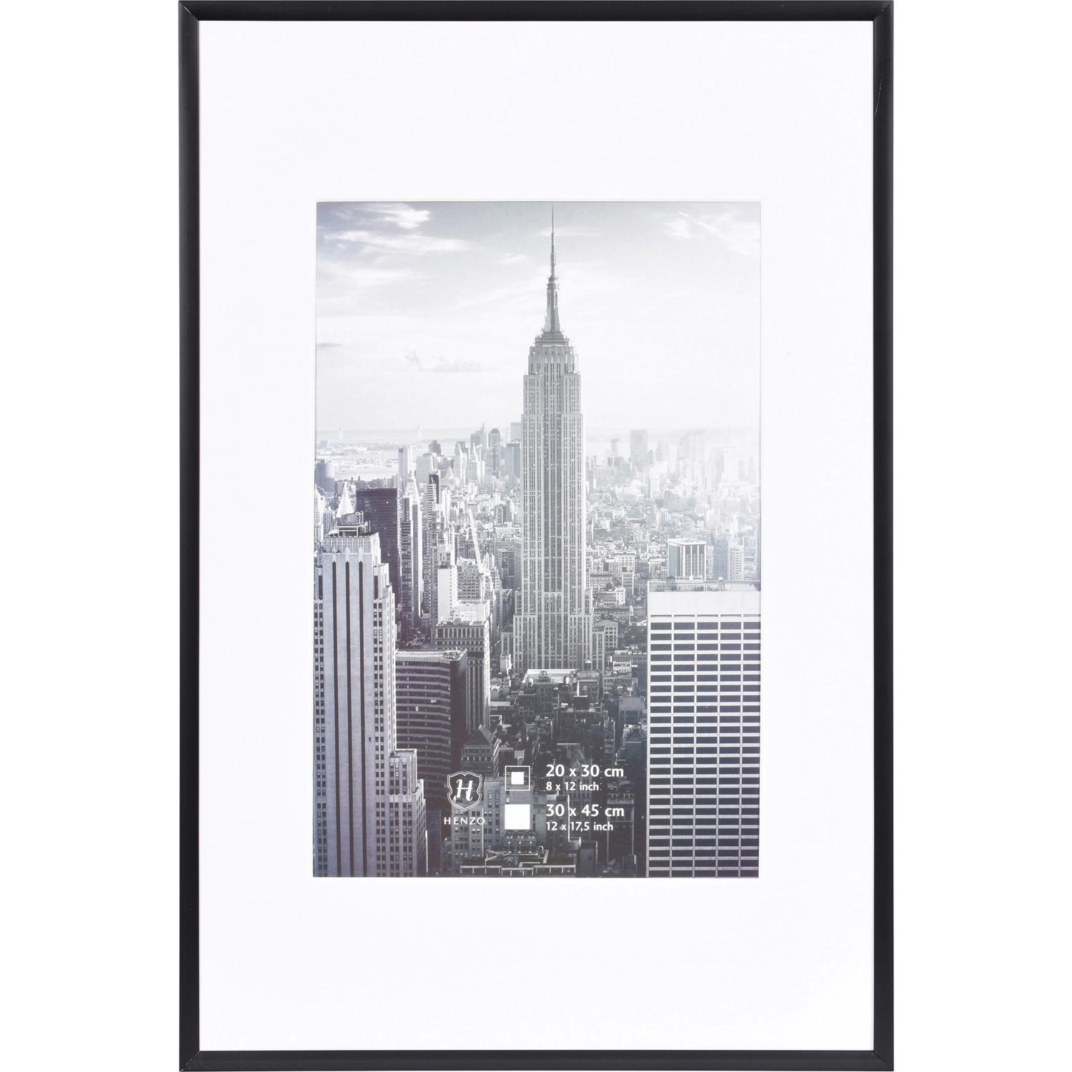 Fotolijst - Henzo - Manhattan - Fotomaat 30x45 cm - Zwart