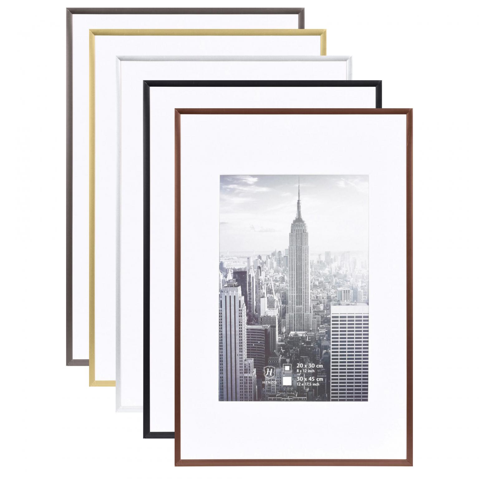 Fotolijst - Henzo - Manhattan - Fotomaat 30x45 cm - Zwart