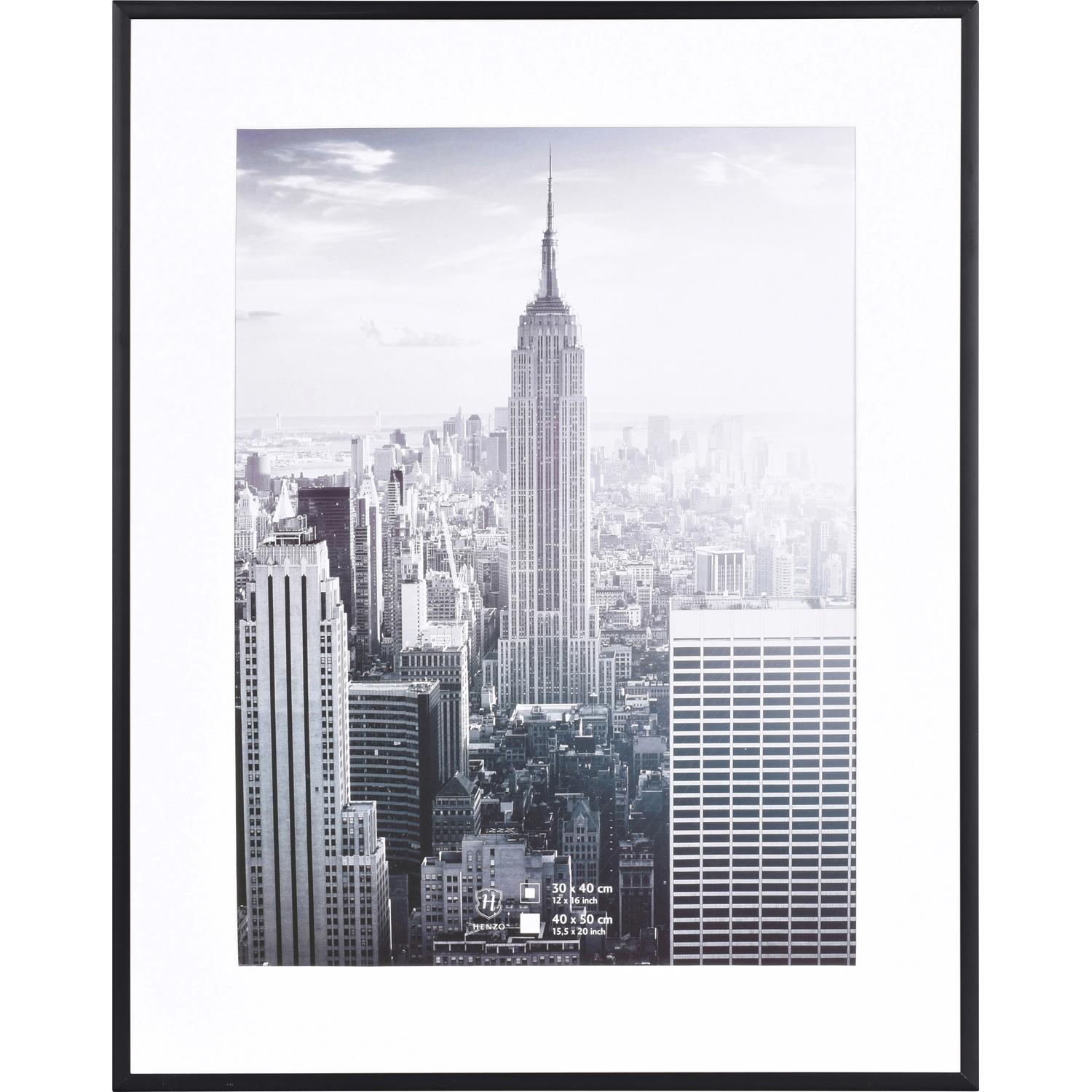 Fotolijst - Henzo - Manhattan - Fotomaat 40x50 cm - Zwart